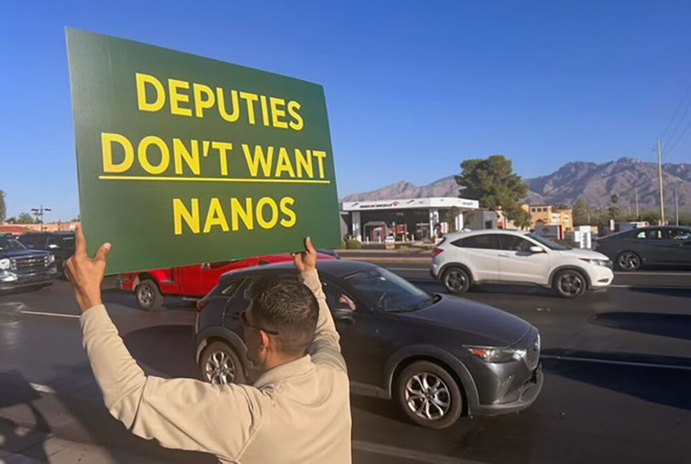 Pima County Sheriff Chris Nanos places political rival on paid leave